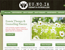 Tablet Screenshot of eunoiatherapy.com